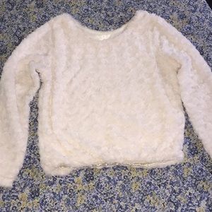 White Furry Sweater!